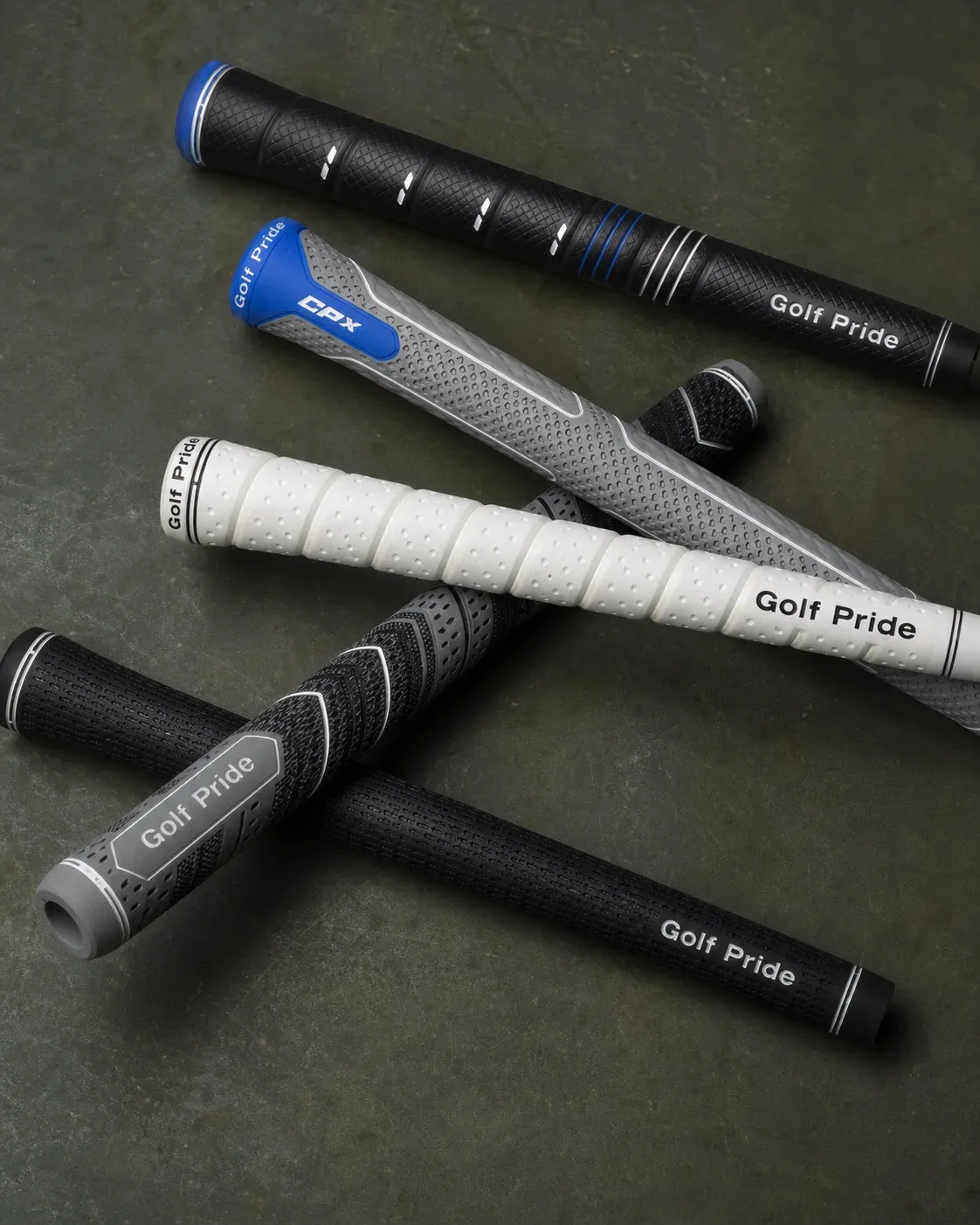 Golf Pride CP2, CPX, Tour Wrap, MCC, and Tour Velvet grips